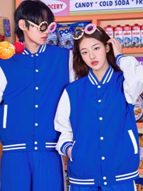ST301 베이스볼 블루 바람막이