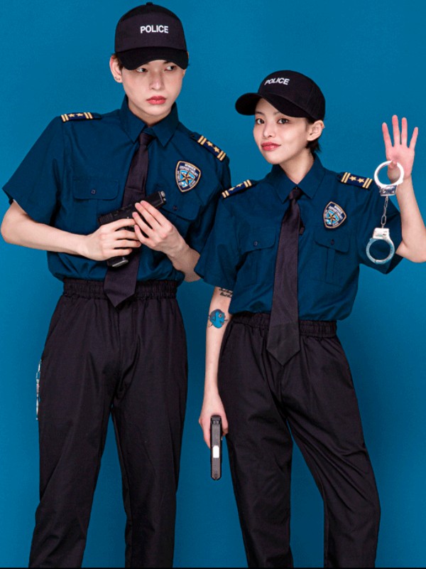 군청 반팔남방