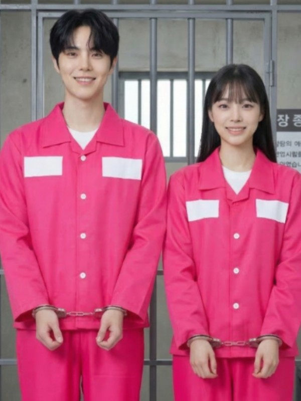 핑크 죄수복 긴팔